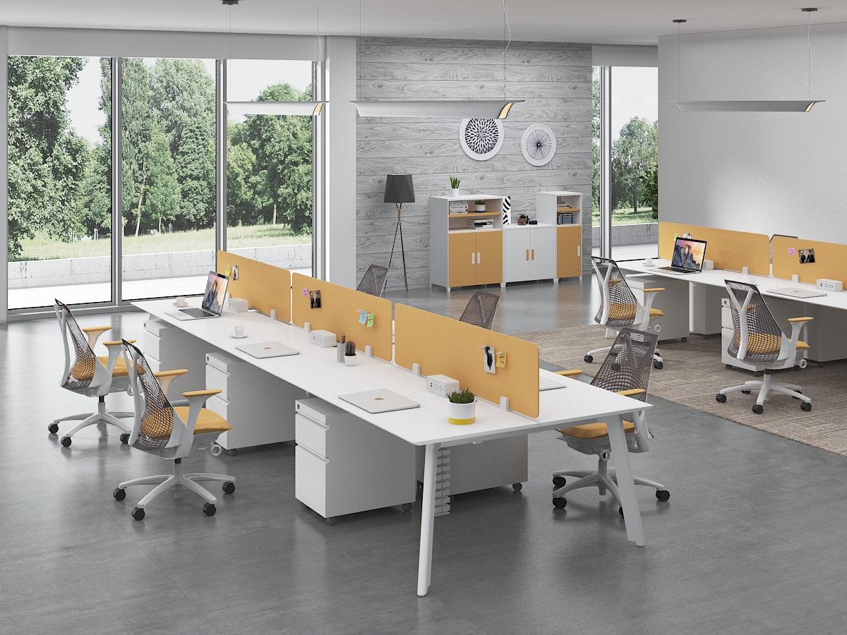 Customized Factory Modern Executive Desk Office Furniture Six person-TBS-6P-6030.XX