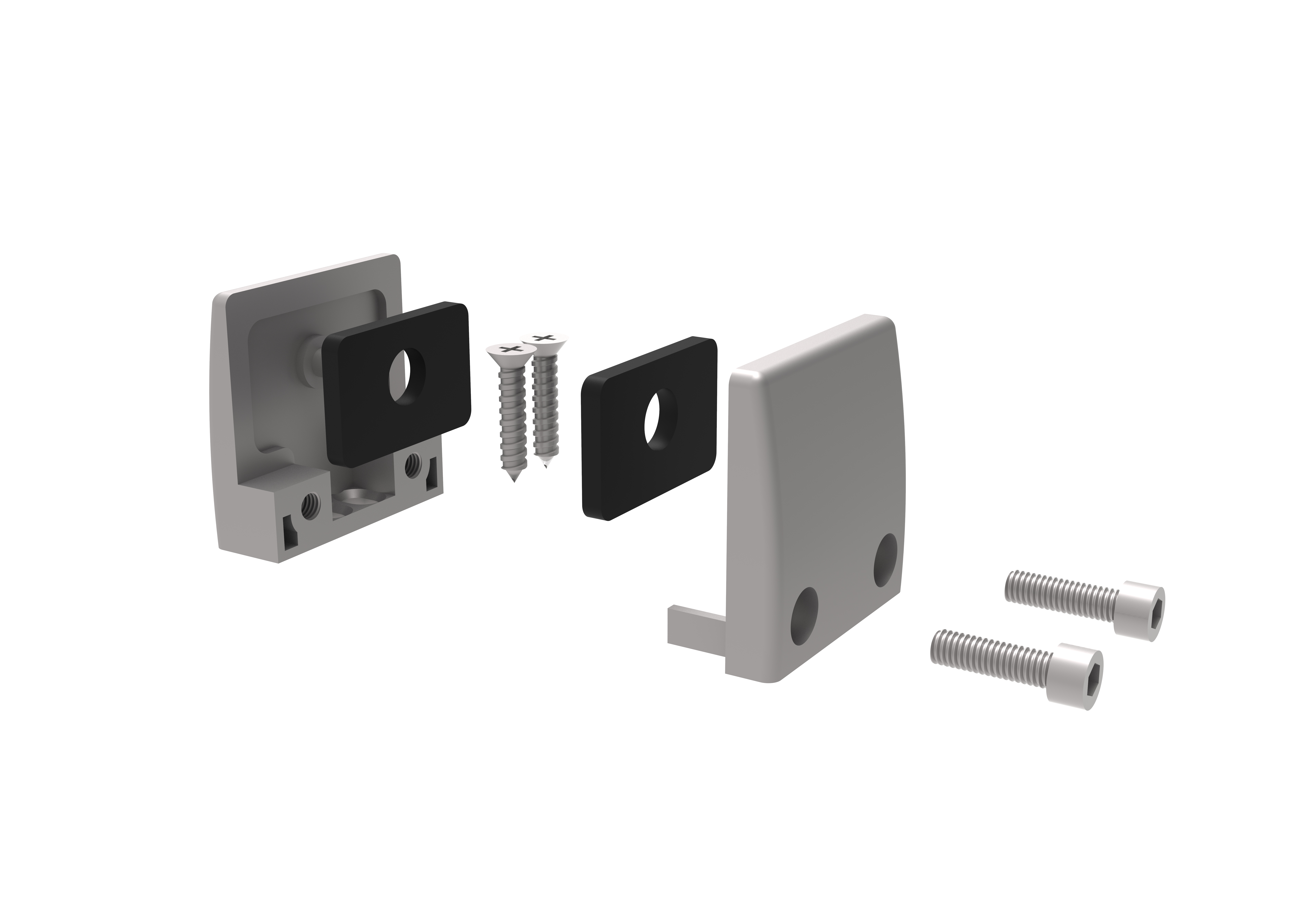 Upmouted Panel Brackets for Thickness 5.5mm~16mm